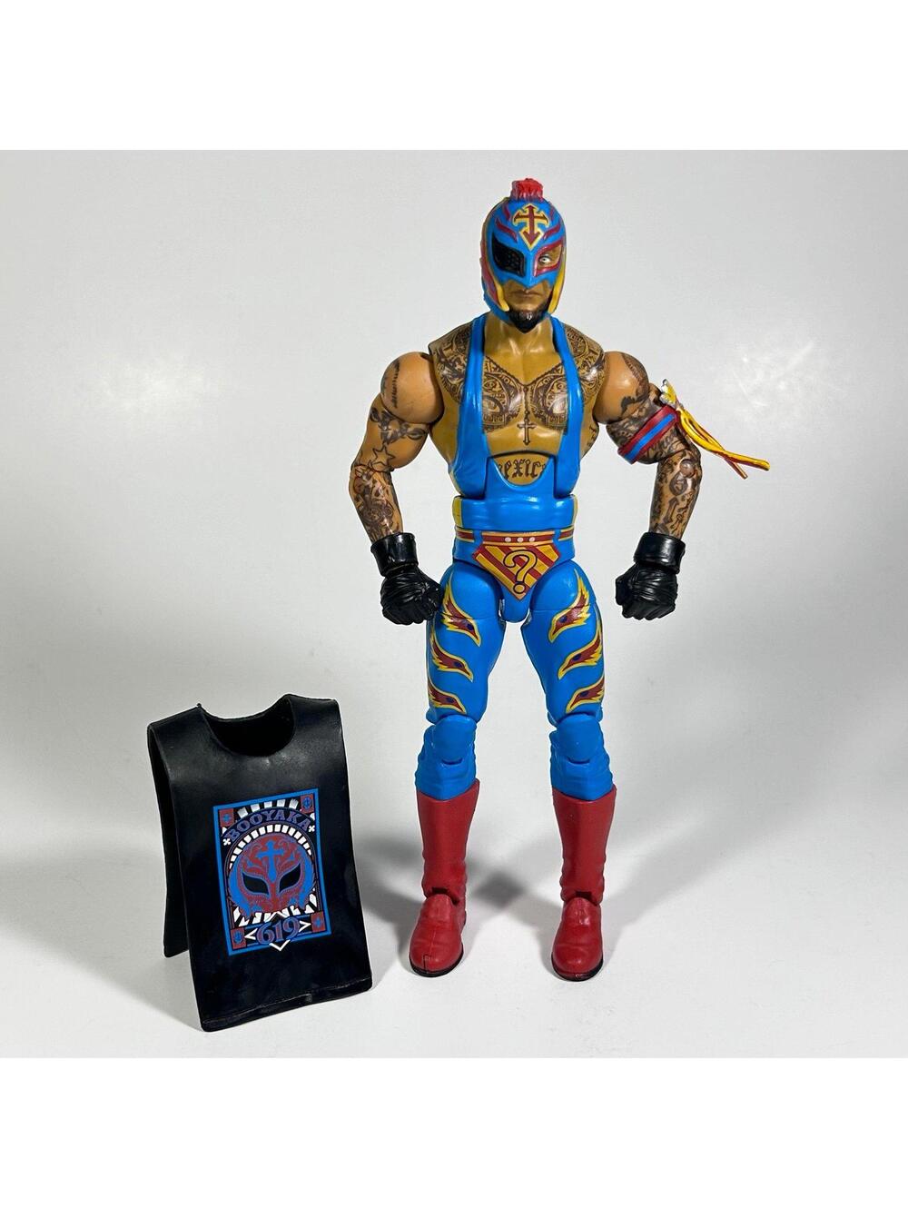 6.25” Mattel WWE Elite Series 88 Rey Mysterio Figure - INCOMPLETE